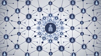 A Digital of an Interconnected Network System with Data Nodes and Links