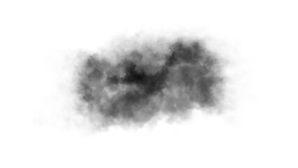 Black cloud transparent