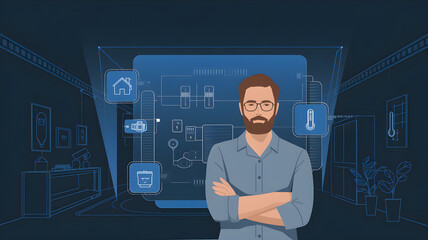 Futuristic Holographic Internet of Things System with Smart Device Control and Display