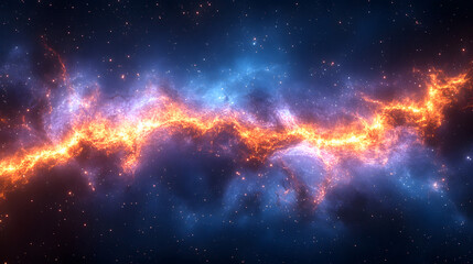 Fototapeta premium Celestial Starry Epoxy Design