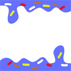 Melting ice cream frame