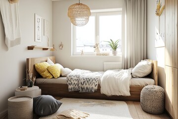 Scandinavian-Inspired Playful Children's Room