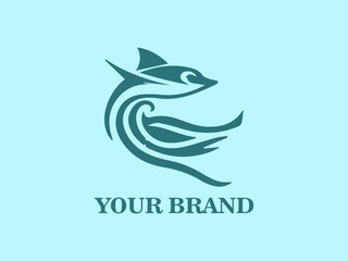 Stingray Logo with Letter C Integration Vector Stingray Logo with Letter C Creative Stingray Logo Design tingray Symbol in Letter C Shape