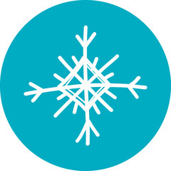 Christmas, New Year Vector Icon element, Isolated white background