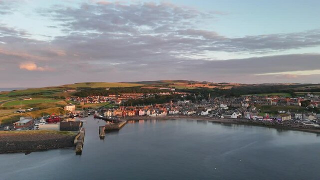 Eyemouth, Scotland, Sunset