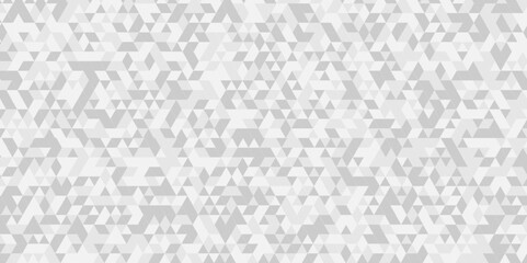 Vector geometric seamless gray and white cube square low polygon background. abstract surface creative diamond pattern corporate white Polygon Mosaic triangle texture background.