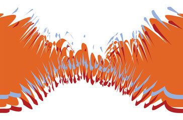 Abstract vector wave shapes for your design, eps10