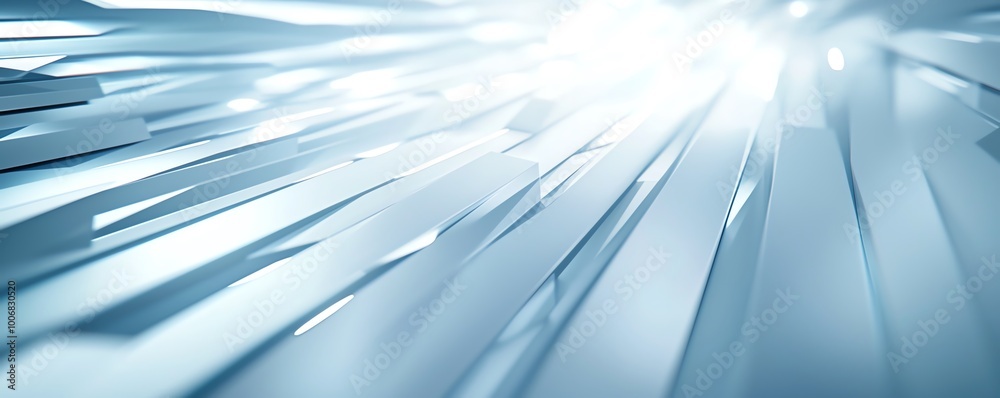 Poster abstract futuristic background featuring metallic lines and light reflections, creating a modern and