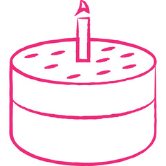 Christmas, New Year Vector Icon element, Isolated white background