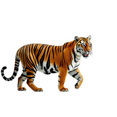 Fototapeta premium tiger ,isolated on white background , transparent png image