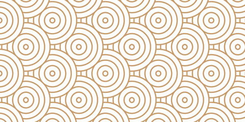 Overlapping wood color Pattern Minimal diamond geometric transparent waves spiral abstract circle wave line. seamless tiles stripe geometric create retro traditional fabric pattern white background.