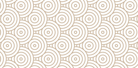 Overlapping wood color Pattern Minimal diamond geometric transparent waves spiral abstract circle wave line. seamless tiles stripe geometric create retro traditional fabric pattern white background.