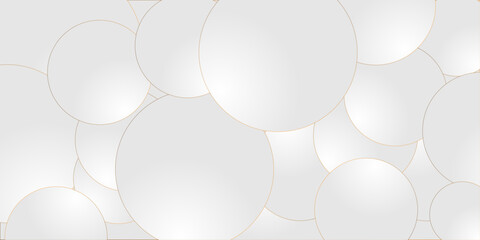 Abstract circular background design | 3d abstract background design for presentation, banner, poster, art, flyer, web | White geometric background design