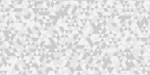 Vector geometric seamless gray and white cube square low polygon background. abstract surface creative diamond pattern corporate white Polygon Mosaic triangle texture background.