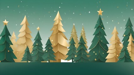 christmas tree in the snow