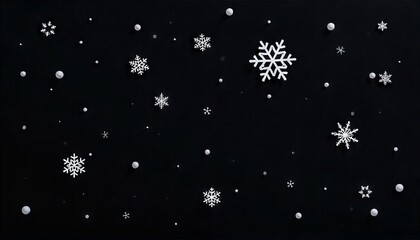 christmas background with snowflakes