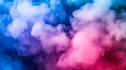 Fototapeta premium Vibrant Smoke: A Mesmerizing Interplay of Colors and Texture