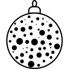  Christmas, New Year Vector Icon element, Isolated white background