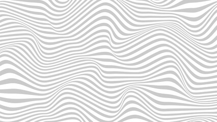 White and Grey Wavy Line Background Vector for Minimalist Design and Branding  
