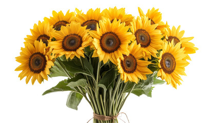 Obraz premium Vibrant sunflowers in full bloom for romantic touch