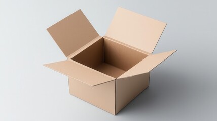 Flat-packed offset box with quick-assemble tabs for fast setup, offering a clean and smooth surface without printing   quick-assemble tabs, flat-packed design