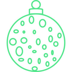  Christmas, New Year Vector Icon element, Isolated white background