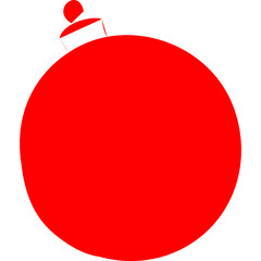  Christmas, New Year Vector Icon element, Isolated white background