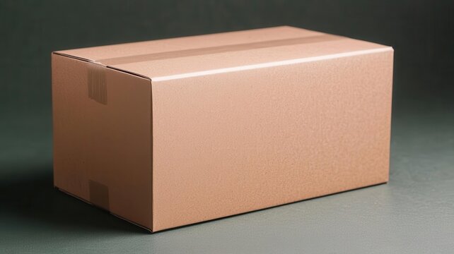 Plain offset box with reinforced edges, designed for heavy-duty shipping while keeping the surface unmarked   heavy-duty box, unprinted surface