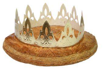 Galette des rois frangipane pour la fête de l'Hépiphanie