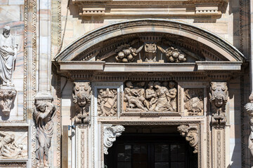 High relief Duomo. Milan