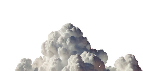 Realistic vector cutout clean white cloud transparent backgrounds special effect. Concept of storm and cloudscape. Fog or cloud on an isolated transparent background.