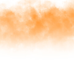  Yellow fog smoke or cloud on transparent background 