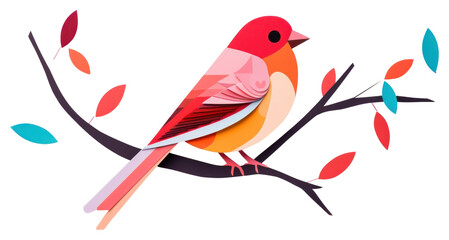 PNG Bird paper art
