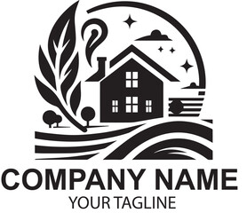 Fototapeta premium vector real estate logo design 