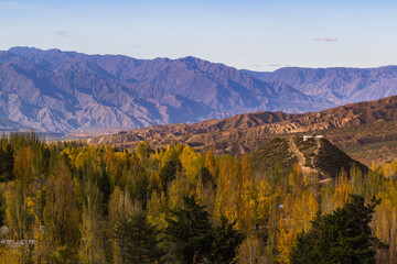 This is the view from the top of a trek I did in a little town in the Mendoza Andes called Las Vegas. It was in May, with autumn in all its splendor.
