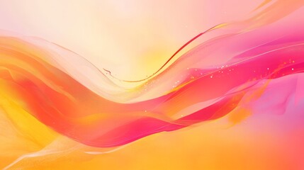 Obraz premium Vibrant Sunset Waves: A Captivating Dance of Light and Color