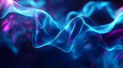 A holographic pattern of swirling liquid with multiple colors, creating an abstract and dynamic visual effect