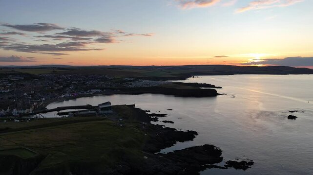 Eyemouth, Scotland, Sunset