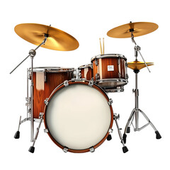 drum kit isolated on white