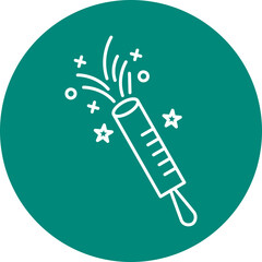 Christmas, New Year Vector Icon element, Isolated white background