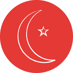 Christmas, New Year Vector Icon element, Isolated white background