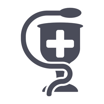 recommend clip art: Medicine, pharmacy, snake icon