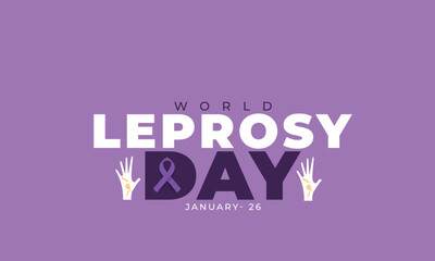 World Leprosy Day. background, banner, card, poster, template. Vector illustration.