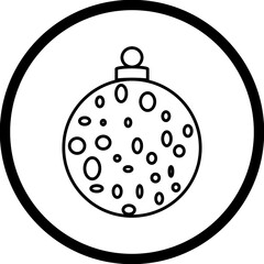 Christmas, New Year Vector Icon element, Isolated white background