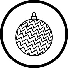 Obraz premium Christmas, New Year Vector Icon element, Isolated white background