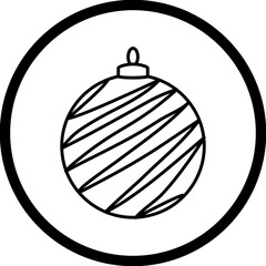 Christmas, New Year Vector Icon element, Isolated white background