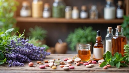 Natural Remedies Homeopathy, Medicine Pills, and Herbs