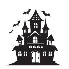 Halloween vector, and Jack-o'-lantern, Ghost, Bat, Black Cat, Spider Web, Witch Hat, Moon and Stars, Skeleton, Vampire, Zombie