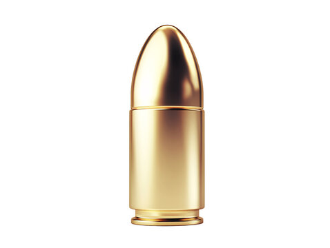 recommend clip art: a gold bullet with a white background