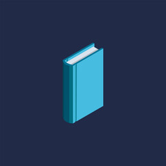 Isometric Book Illustration - Vector Design